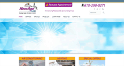 Desktop Screenshot of newageair.com